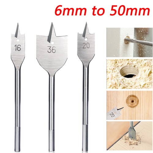6mm 50mm flat wood - wood, bits