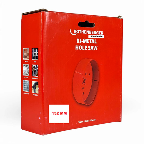 Rothenberger hole saw 152mm - hole,
