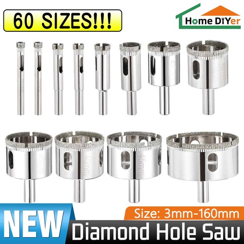 Diamond glass drill 3mm - glass,