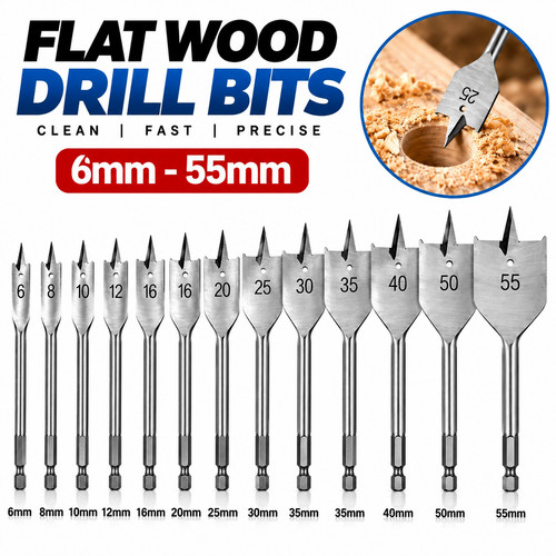 Flat wood drill bits - drill,