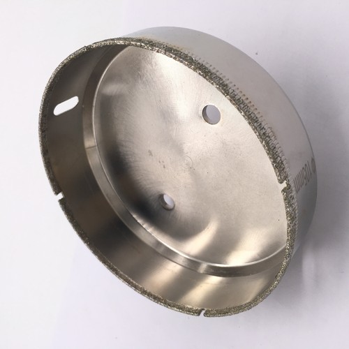 150mm coated glass hole - , saw