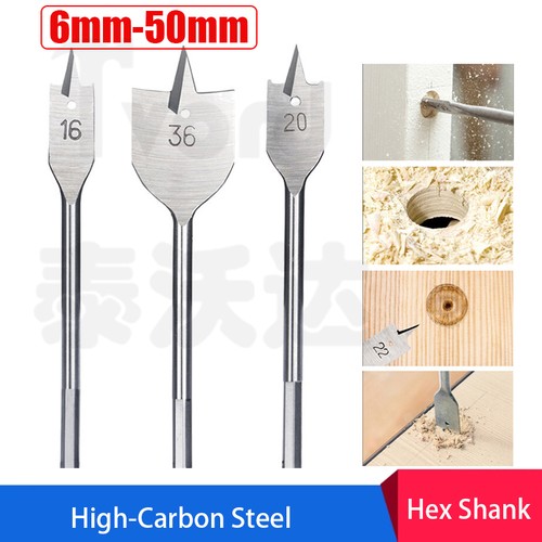 Flat wood bits - flat, cutter