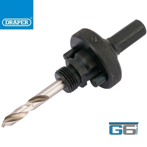 Draper holesaw arbor - draper, 7/16"
